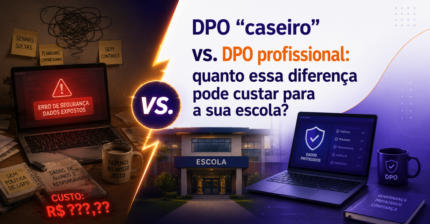 DPO caseiro vs. DPO profissional